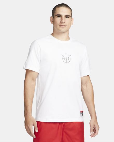 Camiseta Nike Sportswear Summer Hoops Hombre Blancas Negras | SVIMC-6903