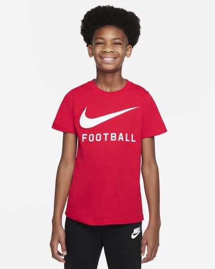 Camiseta Nike Swoosh Kids Niño Rojas | POEYN-2786