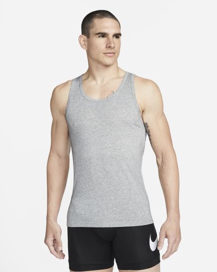 Camiseta Tirantes Nike Dri-FIT ReLuxe Tank Undershirt (2-Pack) Hombre Gris | QKIAT-2904