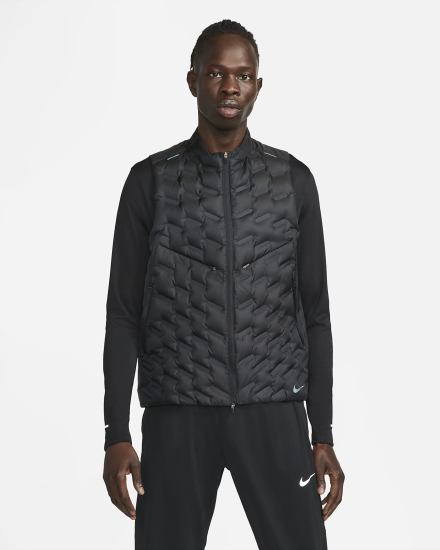 Chalecos Nike Therma-FIT ADV Repel Down-Fill Running Hombre Negras | LSROQ-2416
