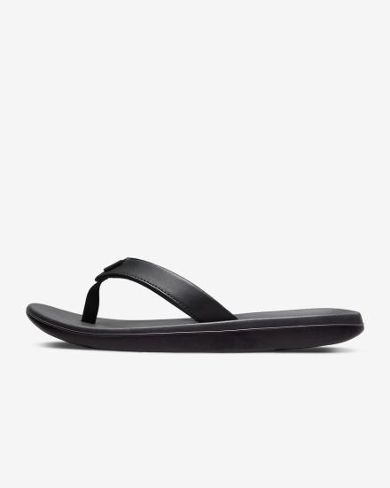 Chanclas Nike Bella Kai Mujer Negras Rosas | SZBRA-5369