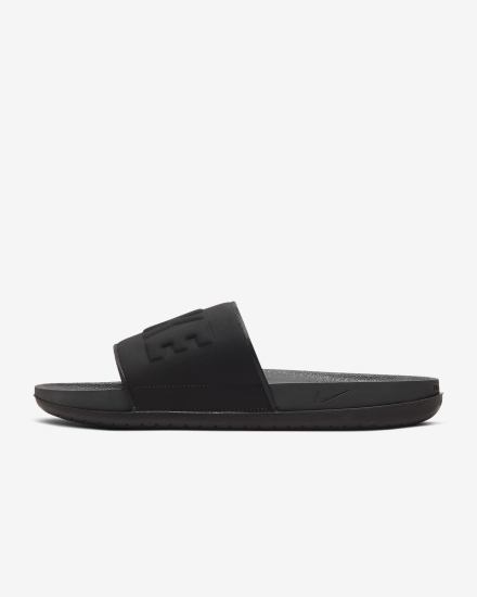 Chanclas Nike Offcourt Hombre Gris Oscuro Negras | GDKUI-1927