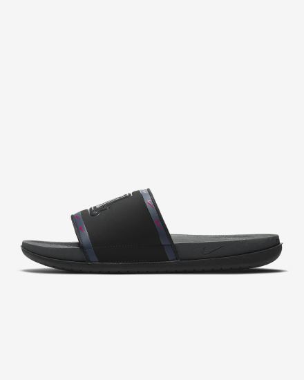 Chanclas Nike Offcourt (Kentucky) Hombre Negras Azul Marino Rojas Gris | SKCWI-2436