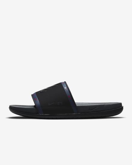 Chanclas Nike Offcourt (MLB Cleveland) Hombre Negras Azul Marino Rojas Gris | CEDVB-2730
