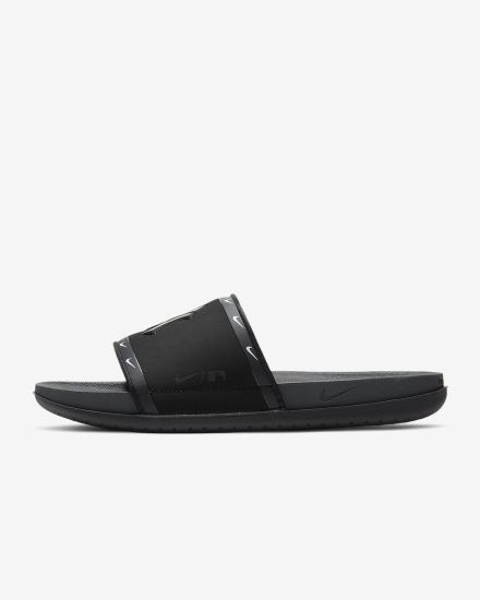Chanclas Nike Offcourt (MLB Cleveland) Hombre Negras Azules Blancas Gris | CJOBU-9058