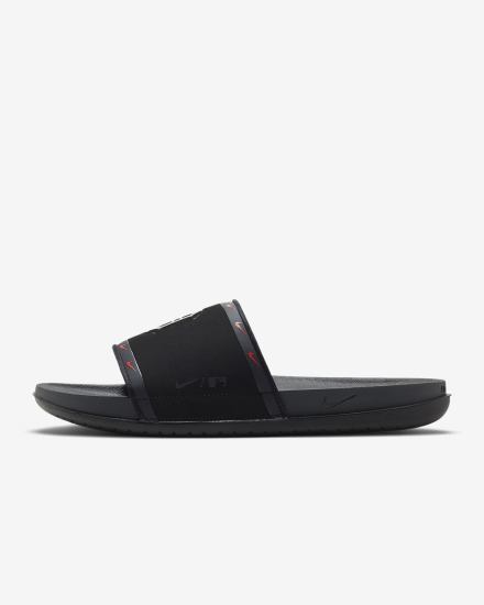 Chanclas Nike Offcourt (MLB Cleveland) Hombre Negras Azules Naranjas Gris | HLGJF-0328
