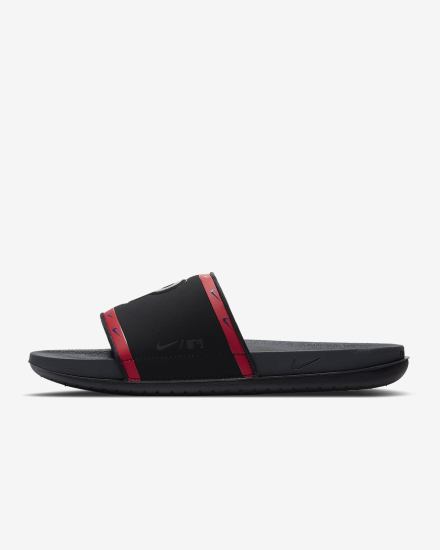 Chanclas Nike Offcourt (MLB Cleveland) Hombre Negras Rojas Azules Gris | PCITS-9016