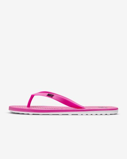 Chanclas Nike On Deck Mujer Rosas Blancas Negras | FLDYS-9356