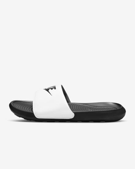 Chanclas Nike Victori One Hombre Negras Blancas Negras | JXHPA-5264