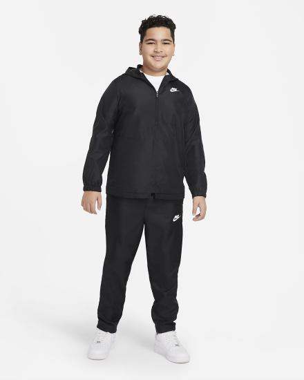 Chandals Nike Sportswear Kids Woven Tracksuit Niño Negras Blancas | ZODEI-4870