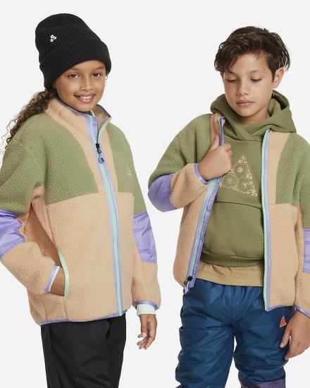 Chaquetas Nike ACG Therma-FIT Kids Full-Zip Niño Verde | CURQY-6089