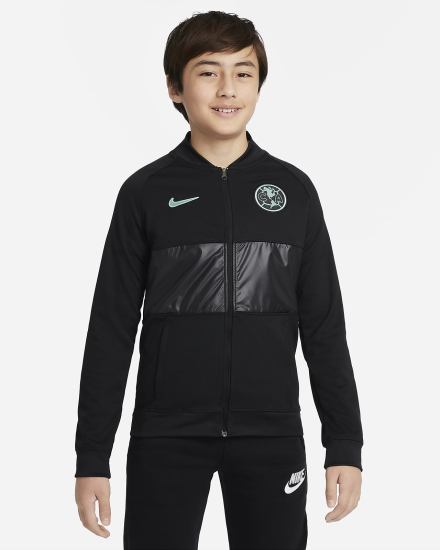 Chaquetas Nike Club América Kids Full-Zip Soccer Niña Negras | MEVQD-2635