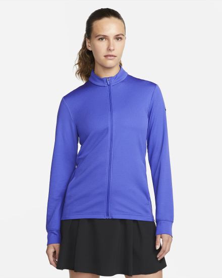 Chaquetas Nike Dri-FIT UV Victory Full-Zip Golf Top Mujer Negras | WYSNR-7156