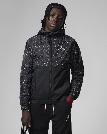 Chaquetas Nike Jordan Kids Full-Zip Niño Negras | OTJGX-5329