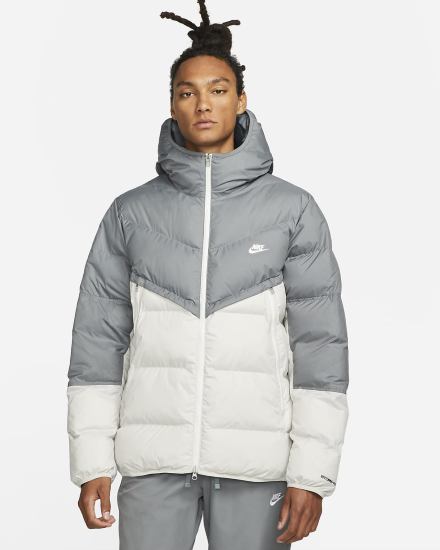 Chaquetas Nike Sportswear Storm-FIT Windrunner PRIMALOFT® Hombre Gris Beige Claro | AMBVP-3891