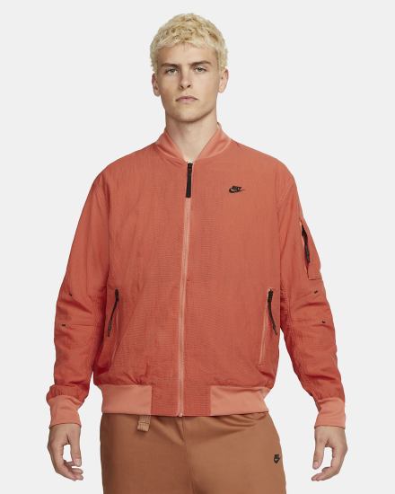 Chaquetas Nike Sportswear Tech Pack Woven Lined Bomber Hombre Negras | ZPKOT-4127