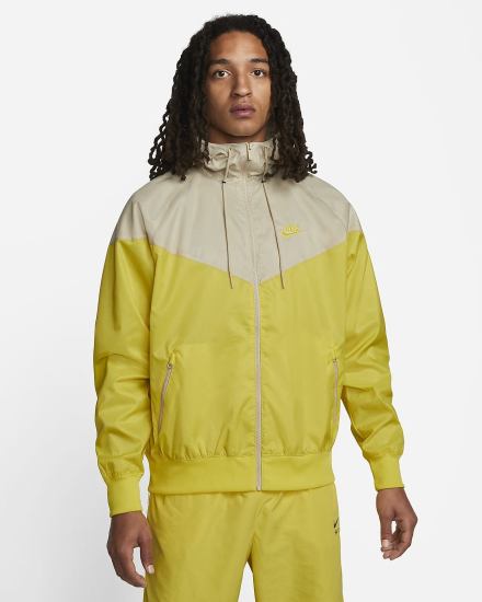 Chaquetas Nike Sportswear Windrunner Hooded Hombre Amarillo | HVWXL-0542
