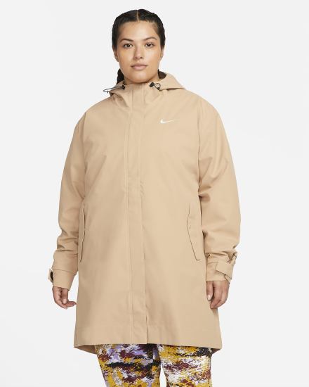 Chaquetas Parka Nike Sportswear Essential Storm-FIT Woven (Plus Size) Mujer Blancas | HULTK-6375