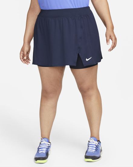 Falda Nike Court Dri-FIT Victory Tennis Mujer Obsidian Blancas | WDMNK-1708
