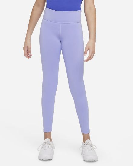 Leggins Nike Dri-FIT One Kids (Extended Size) Niña Blancas | TMPXO-1902