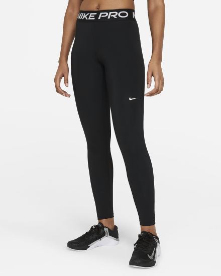 Leggins Nike Pro 365 (Plus Size) Mujer Negras Blancas | ENJQV-2394