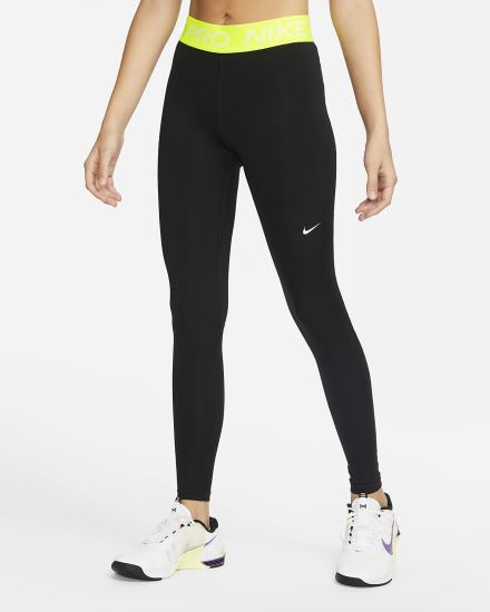 Leggins Nike Pro 365 (Plus Size) Mujer Negras Blancas | IZOXW-3802