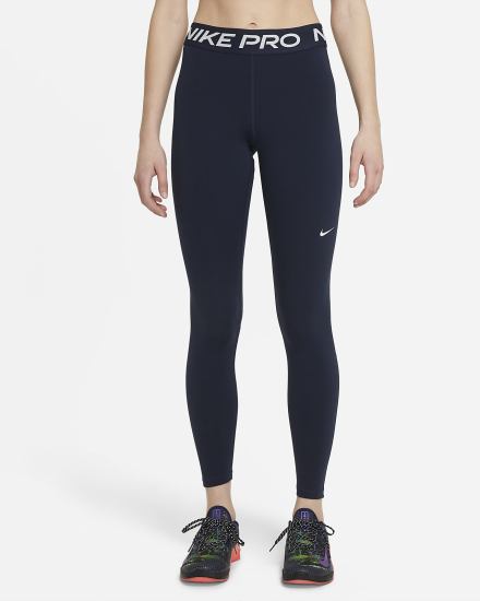 Leggins Nike Pro 365 (Plus Size) Mujer Obsidian Blancas | QBKUW-9708