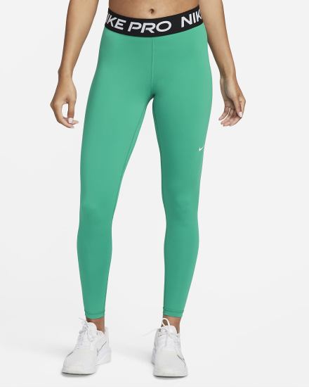 Leggins Nike Pro 365 (Plus Size) Mujer Verde Negras Blancas | IHQKL-6451
