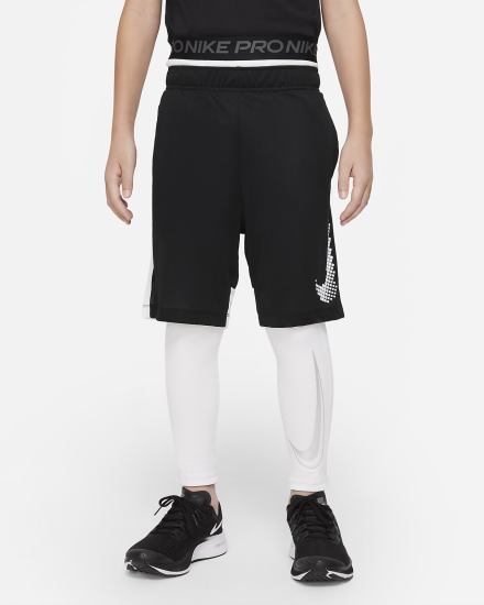 Leggins Nike Pro Dri-FIT Kids Niño Blancas | JFQHM-9847