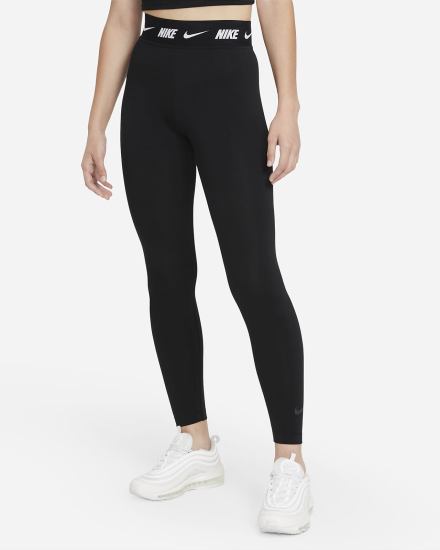 Leggins Nike Sportswear Club High-Waisted Mujer Negras | WUTYK-5897