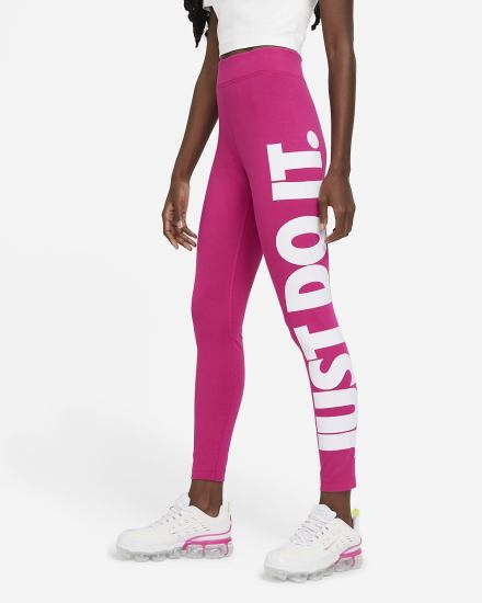 Leggins Nike Sportswear Essential High-Waisted Estampadas (Plus Size) Mujer Blancas | AXCYQ-4590