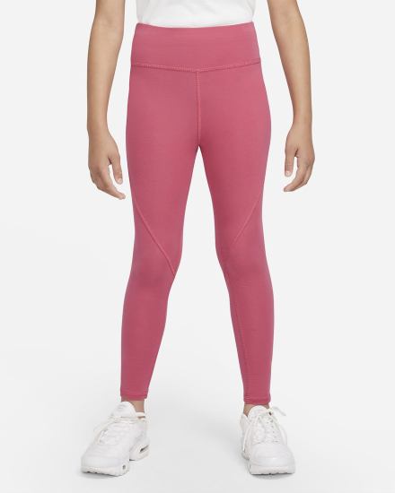 Leggins Nike Sportswear Favorites Kids Estampadas High-Waisted (Extended Size) Niña Rosas | PEQMV-1370