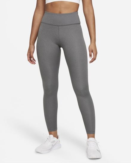 Leggins Nike Therma-FIT One Mid-Rise Mujer Gris Negras | MOPJR-2175