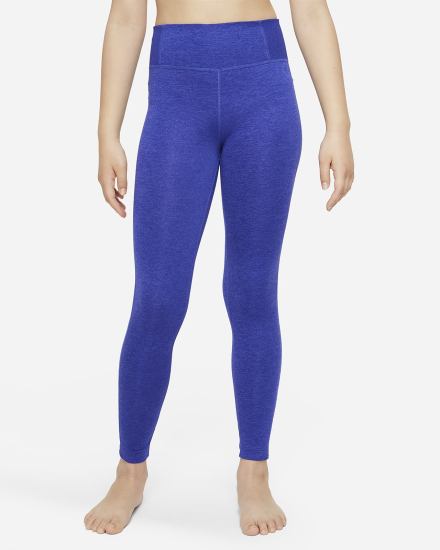 Leggins Nike Yoga Dri-FIT Kids Niña Azules | MCBAP-1687
