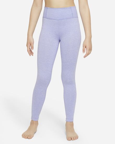 Leggins Nike Yoga Dri-FIT Kids Niña Moradas | XALKB-9518