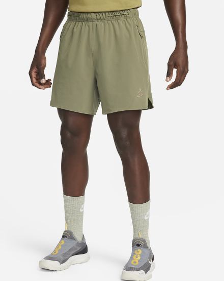 Pantalones Cortos Nike ACG Dri-FIT "New Sands" Hombre Verde Oliva Kaki | WVHAS-9207