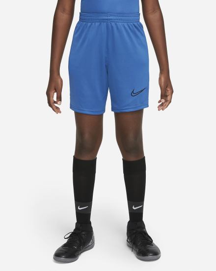 Pantalones Cortos Nike Academy Kids Knit Soccer Niña Azules Oscuro Negras | UWQVG-8239