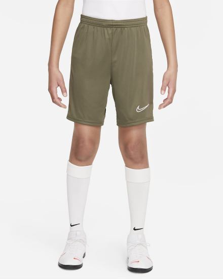 Pantalones Cortos Nike Academy Kids Knit Soccer Niña Verde Oliva Blancas | YPFLI-3185
