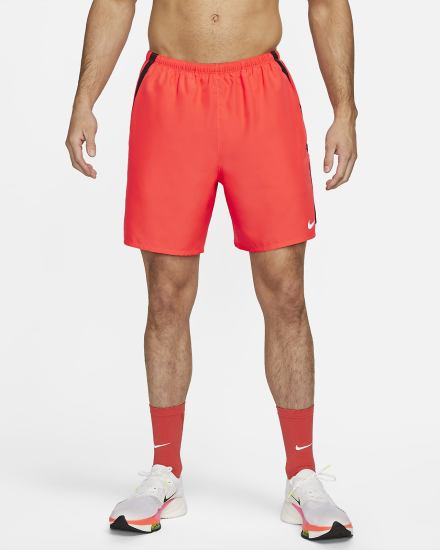 Pantalones Cortos Nike Challenger Brief-Lined Running Hombre Rojas Claro Negras | OIHMZ-8364