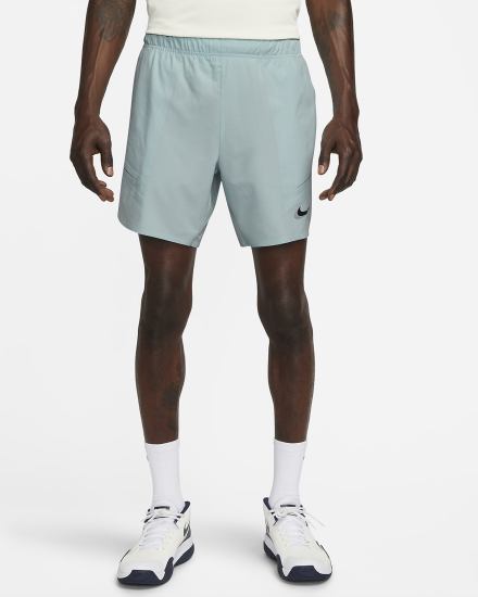 Pantalones Cortos Nike Court Dri-FIT ADV Slam 7" Tennis Hombre Azules Negras | FISZD-4263
