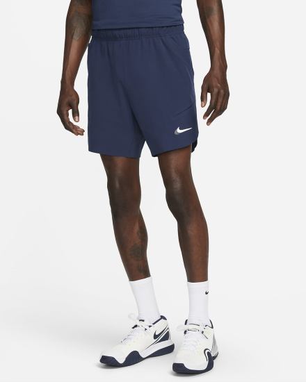 Pantalones Cortos Nike Court Dri-FIT ADV Slam 7" Tennis Hombre Azul Marino Blancas | SAZEJ-9481