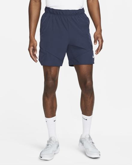 Pantalones Cortos Nike Court Dri-FIT Advantage 7" Tennis Hombre Obsidian Blancas | IUYTG-9402