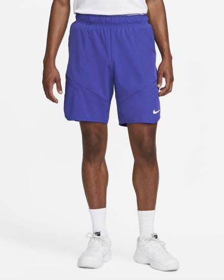 Pantalones Cortos Nike Court Dri-FIT Advantage Tennis Hombre Negras Blancas | PNODY-1296