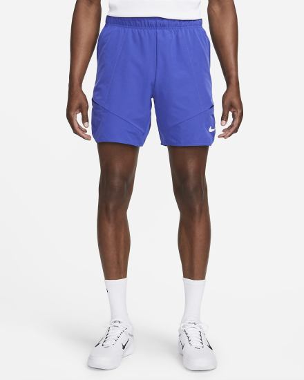 Pantalones Cortos Nike Court Dri-FIT Advantage 7" Tennis Hombre Negras Blancas | UCBEV-1392
