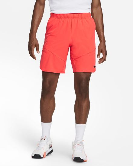 Pantalones Cortos Nike Court Dri-FIT Advantage Tennis Hombre Rojas Claro Negras | XTMCS-0957