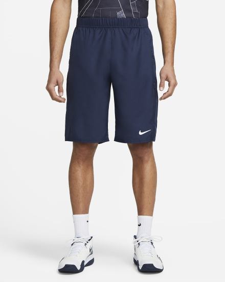 Pantalones Cortos Nike Court Dri-FIT Victory 11" Tennis Hombre Obsidian Blancas | KDFBL-8147