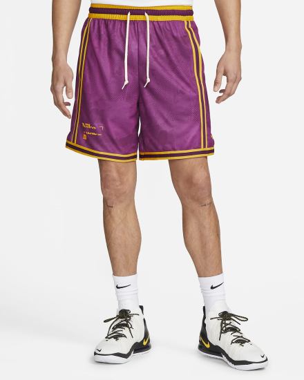 Pantalones Cortos Nike DNA+ Basketball Hombre Moradas | JZXDY-8450