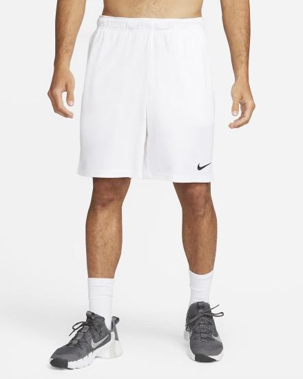 Pantalones Cortos Nike Dri-FIT 8" Knit Training Hombre Blancas Negras | XPKMS-0578