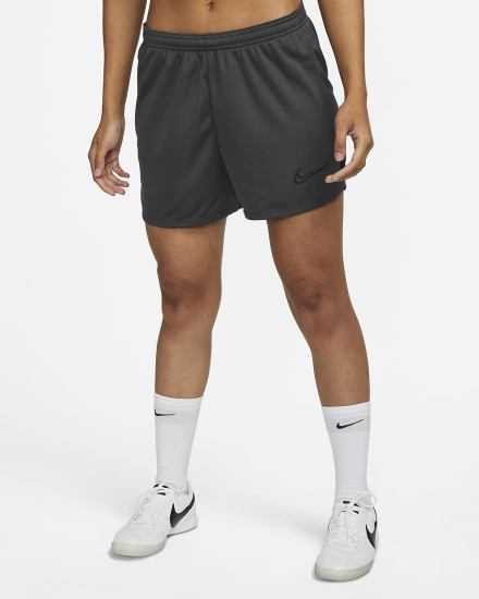 Pantalones Cortos Nike Dri-FIT Academy Knit Soccer Mujer Gris Oscuro Negras | MBSOR-7843