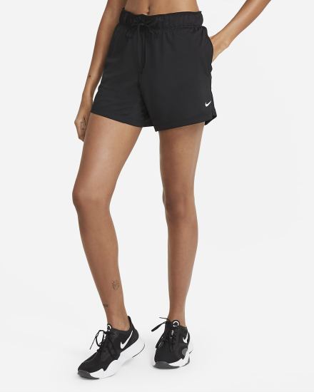 Pantalones Cortos Nike Dri-FIT Attack Training Mujer Negras Blancas | JIUTS-6213